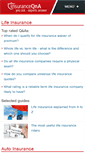 Mobile Screenshot of insuranceqna.com